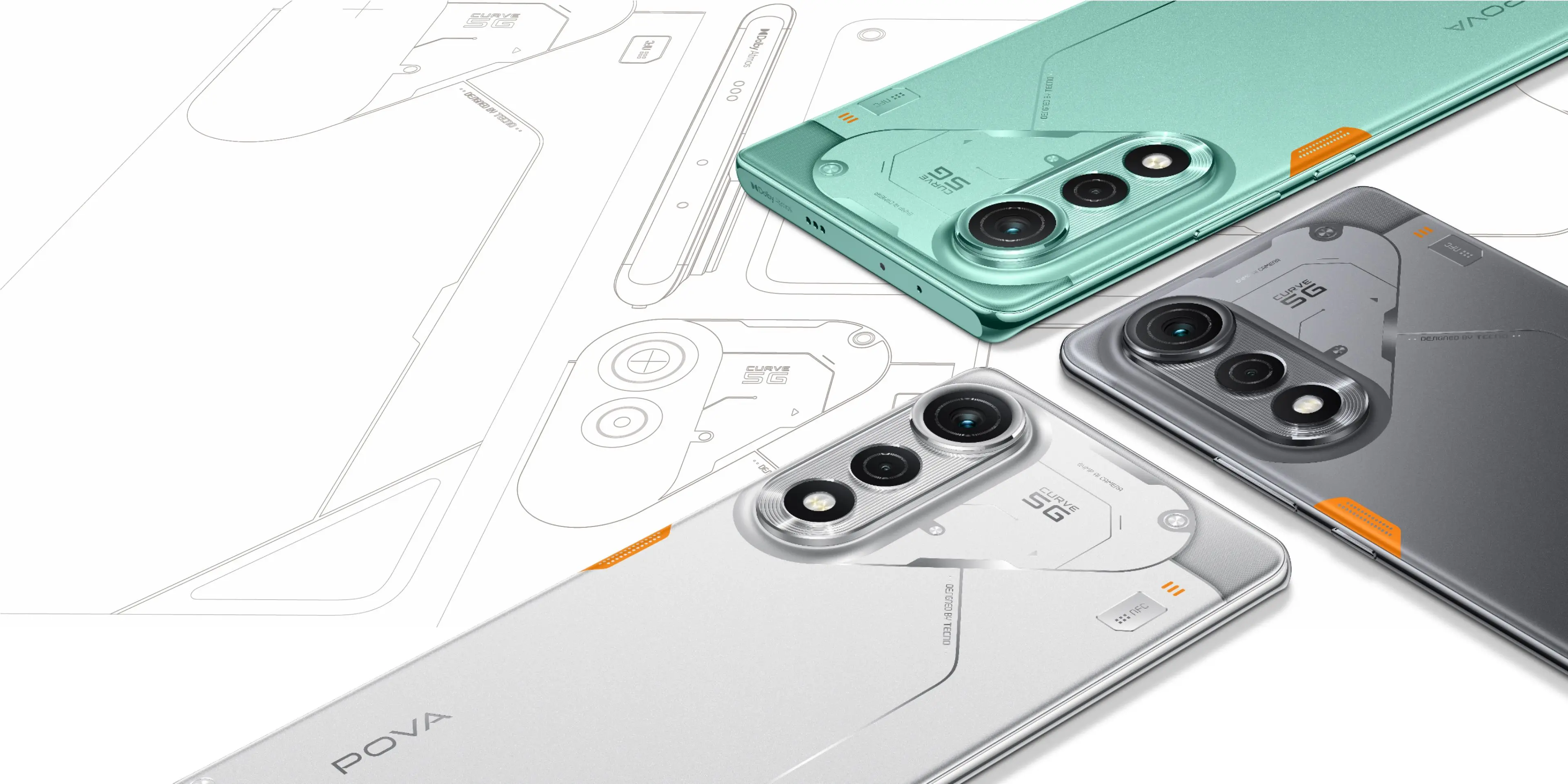 Tecno Pova Curve 5G: Smartphone Layar Lengkung Elegan dengan Performa Gaming Bertenaga